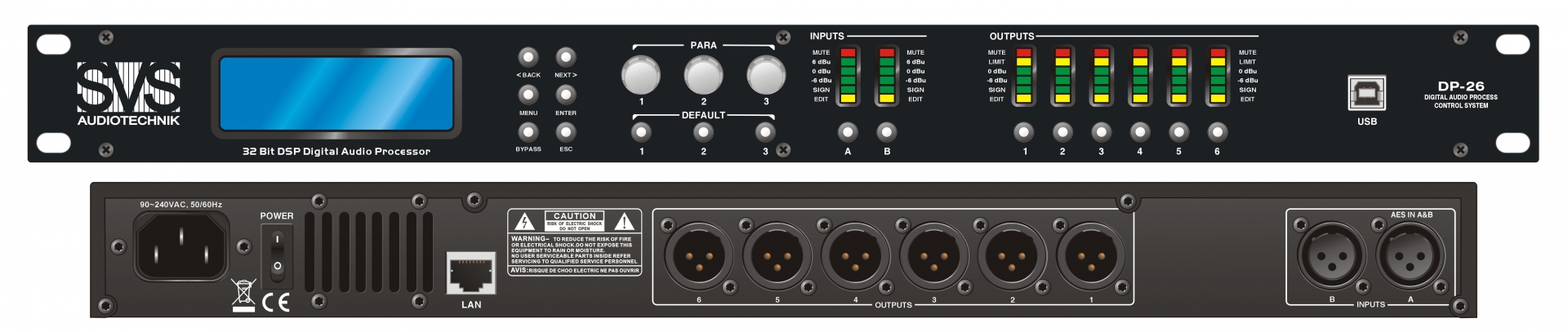 SVS Audiotechnik DP-26 Цифровой процессор: 2 входа 6 выходов в Николаевске-на-Амуре