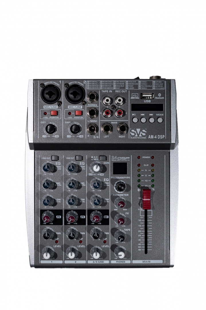 SVS Audiotechnik mixers AM-4 DSP Аналоговый микшерный пульт, 4-канала в Николаевске-на-Амуре