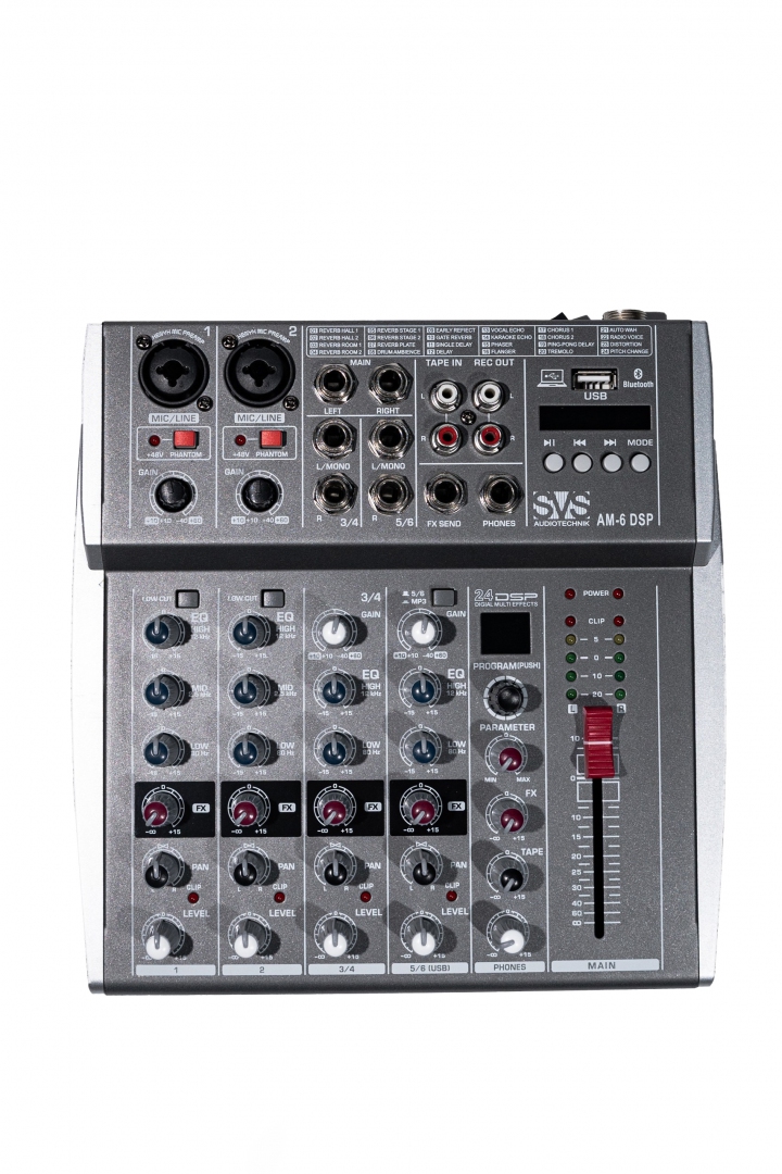 SVS Audiotechnik mixers AM-6 DSP Микшерный пульт аналоговый, 6-канальный SVS Audiotechnik mixers в Николаевске-на-Амуре