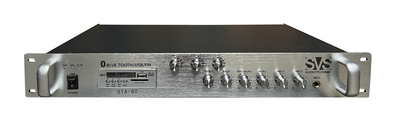 SVS Audiotechnik STA-80 Микшер-усилитель для систем Public Address в Николаевске-на-Амуре